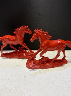红砂马摆件水飞砂马到成功千里马办公室家中磁场调节珍品送礼保真