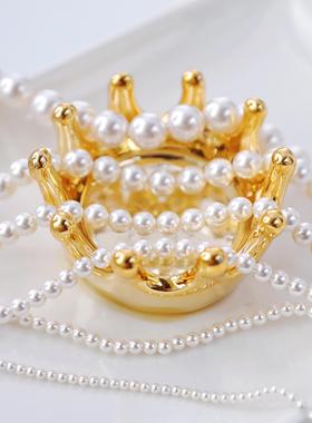 奥地利进口施家5810通孔正圆珍珠650奥白珍珠白珠子DIY散珠2-8mm