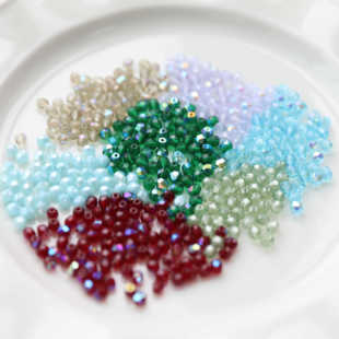 日本进口PARTSCLUB捷克珠AB彩手工散珠DIY饰品刺绣娃衣串珠材料
