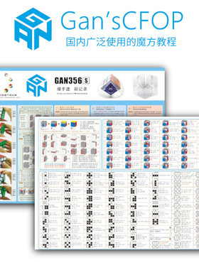 GAN三阶入门教程CFOP公式魔方3阶