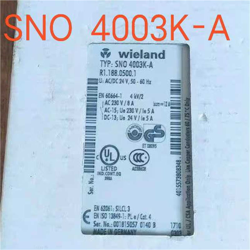 威琅安全继电器 SNO 4003K-A。(崽崽配件）