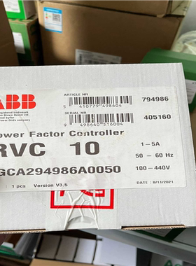 ABB功率因数控制器RVC-10 订货号10148030议价
