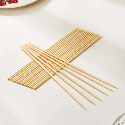一次性竹签20cm*3.0mm烧烤签烤肠鸡柳炸串串丸子竹签子淀粉肠用具