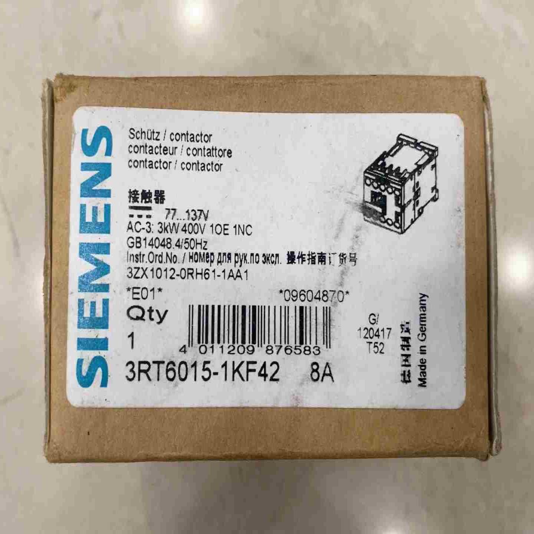 3RT6015-1KF42 8A 接触器议价