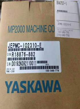 JEPMC-MP2540-NP1-E安川控制器质保一年~议价