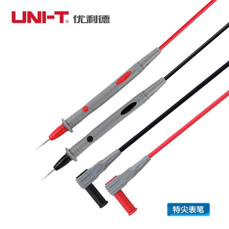 原装优利德UTL27 特尖表笔 笔尖带螺纹M4 万用表表笔线
