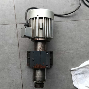 议价 电主轴一台铭牌不在了原配55台达变频器转动灵活带轴