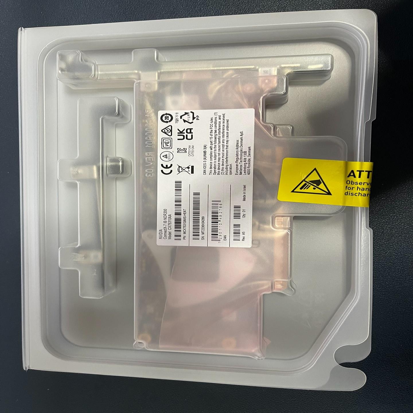 【顺庆】MCX75310AAS-HEAT 7代 200G网卡NDR【议价】