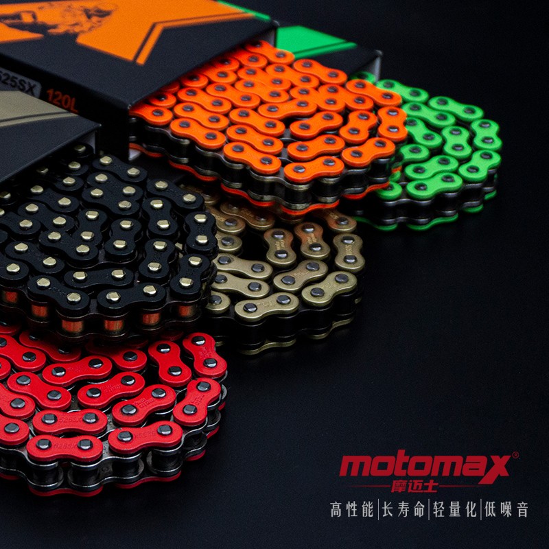 MOTOMAX【顺丰】525SX3 高性能彩色油封链条-适配钱江、贝纳利等