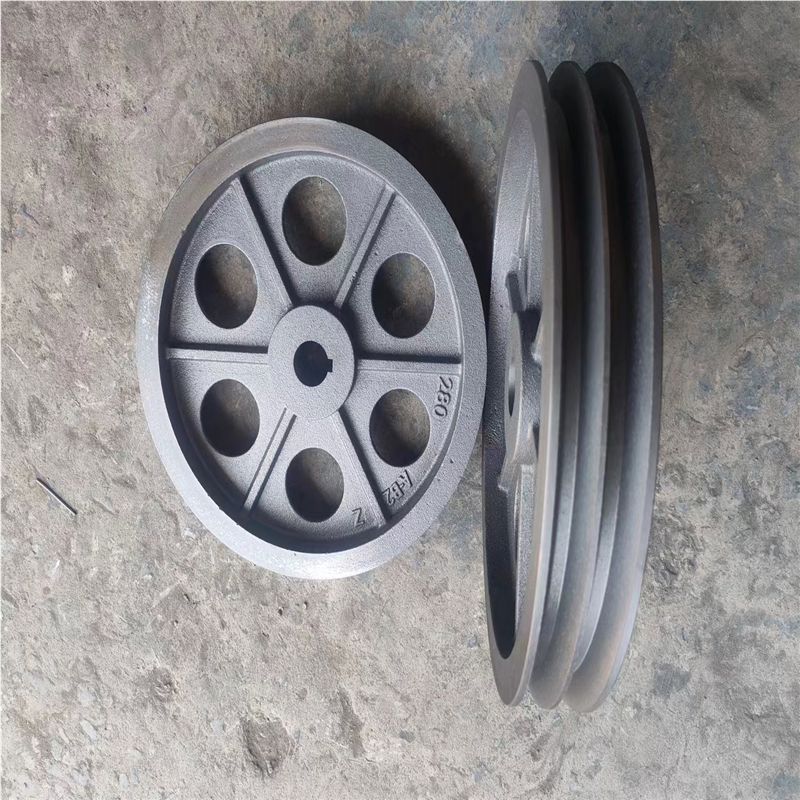 加厚皮带轮皮带盘220-400双槽B型带轮电机轮减速机轮半国标