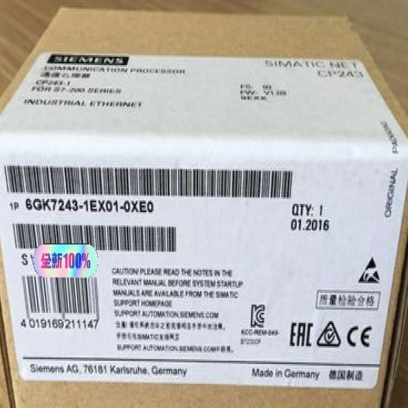 全新未开封6GK7243-1EX01-0XE0产品质保一年~议价