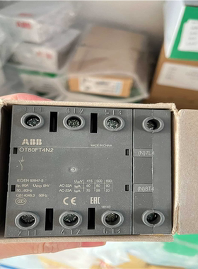 ABB库存清仓 OT80FT4N2无原包装订货号1013议价