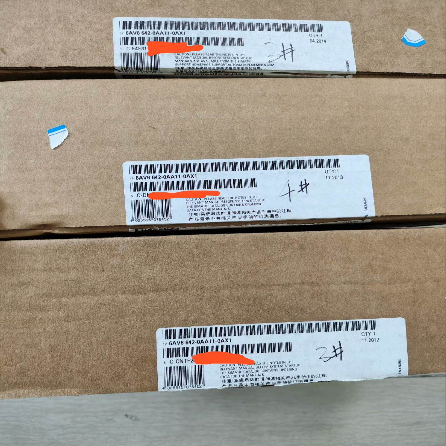 【顺庆】西门子642-0AA11触摸屏TP177A全新仅开封，6AV【议价】
