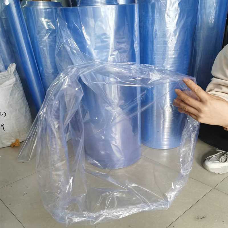 大尺寸pvc桶膜热收缩膜透明筒状膜裁剪可定制家用吹风机塑封膜