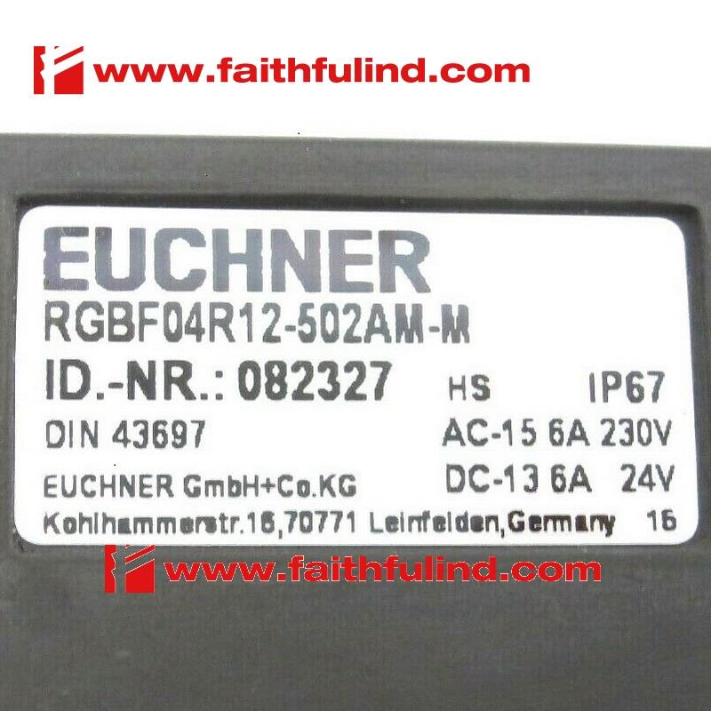 Euchner 082327 安士能全新安全开关 RGBF04R12-502AM-M议价