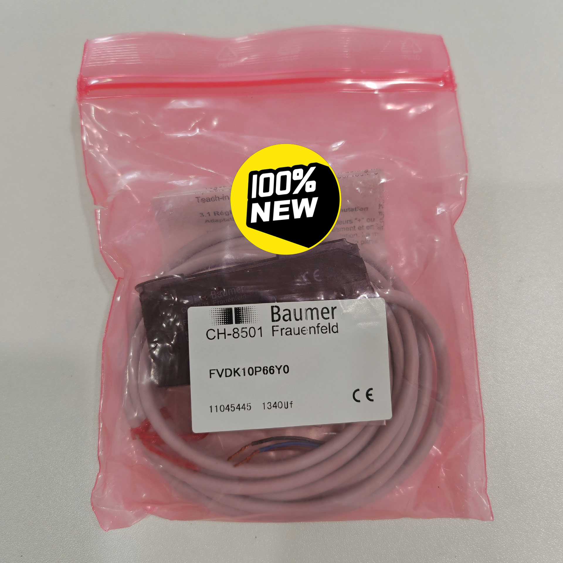 议~正品FVDK10P66Y0保盟BAUMER光纤放大器FVDK