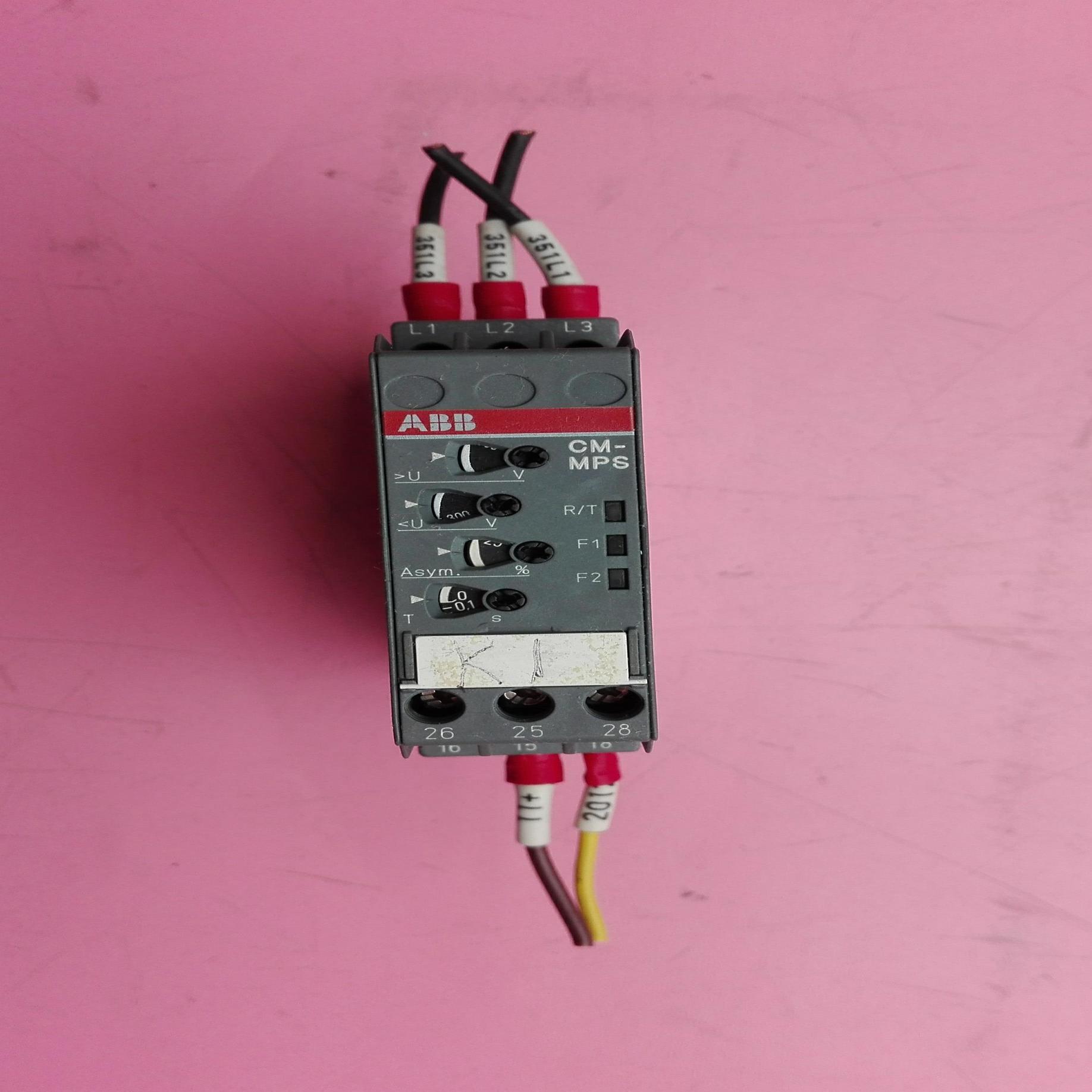 高 三相多功能监视继电器ABB CM-MPS41 二手拆机