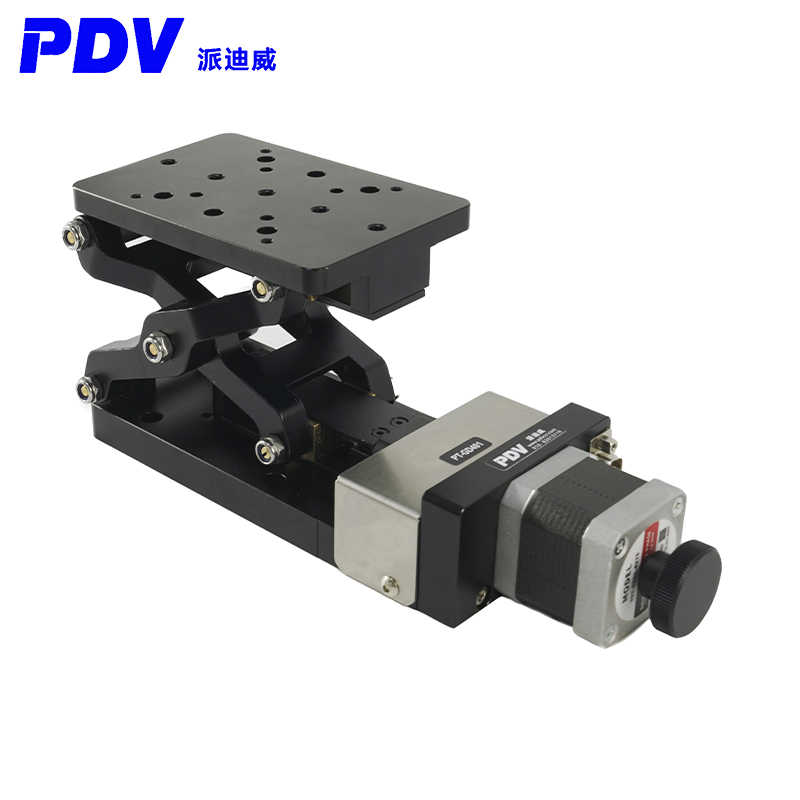 PT-GD402高精度电动升降台/位移台/剪式升降台/中空转台/位移台