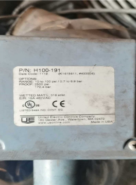 【顺庆】UEUE压力开关H100-191,成色如图，功能包好【议价】