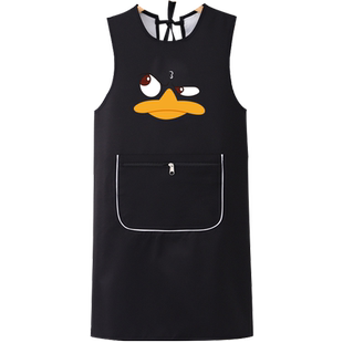 防水防油坎肩围裙家用厨房做饭大人上班加长工作服女定制LOGO印字