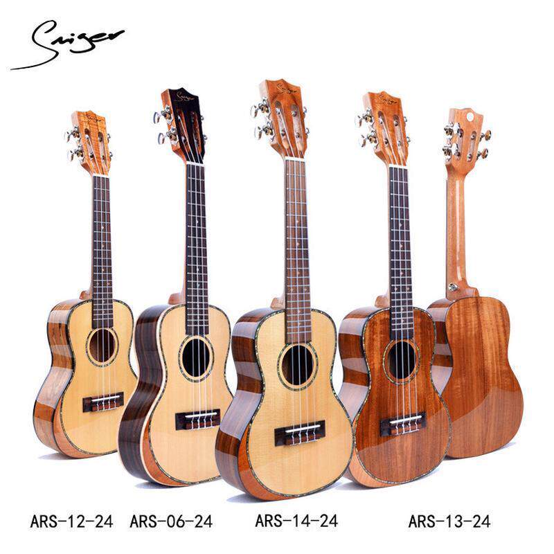 Ukulele23寸夏威夷尤克里里小吉他云杉单板全相思木面单吉他