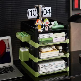 茶包咖啡零食置物架台面多功能杂物多层办公室桌面整理收纳储物架