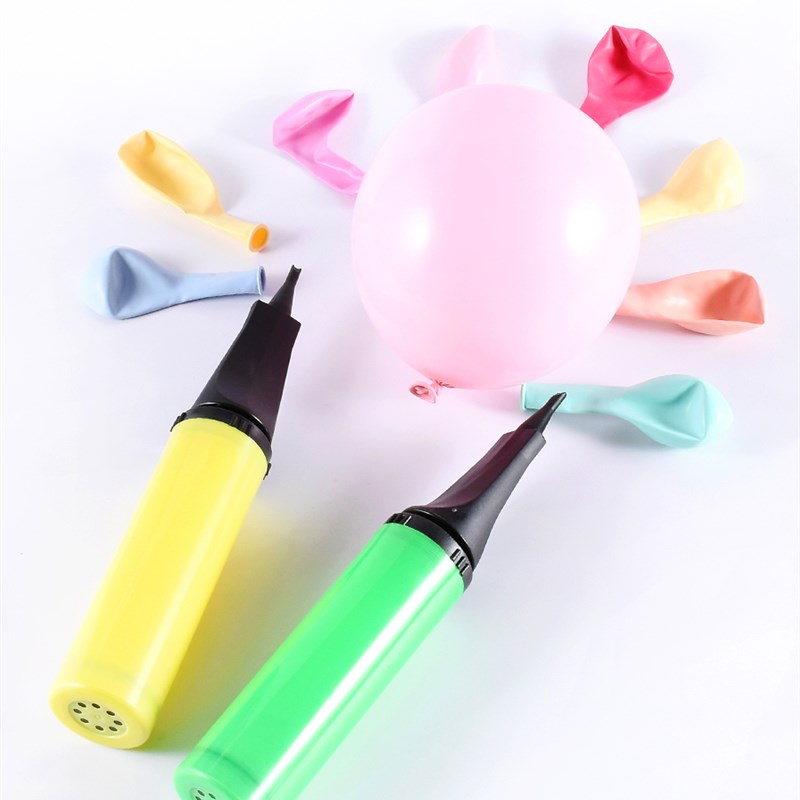 气球手动便携式手推式电动充气机双孔充气泵吹气球打气筒气球充气