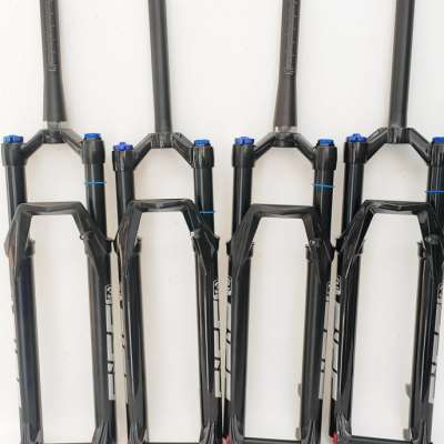 桶轴前叉肩控锁死避震神叉26寸自行车山地车275减震29碟刹越野叉