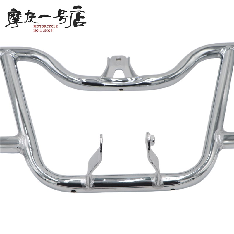 适用原装GZS150 美式太子  保险架保险杠前护杠防摔杆