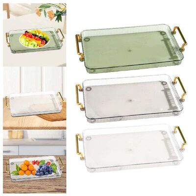 好货Serving Tray Food Snack Perfume Appetizer Jewelry Marble