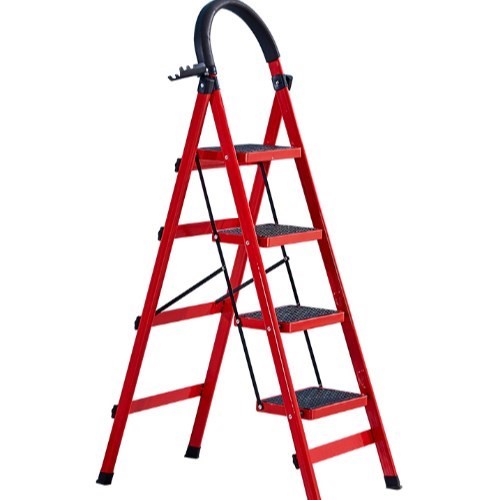 2米伸缩架梯四步梯梯子 家用 折叠梯 室内 便携移动扶梯1.5米楼梯