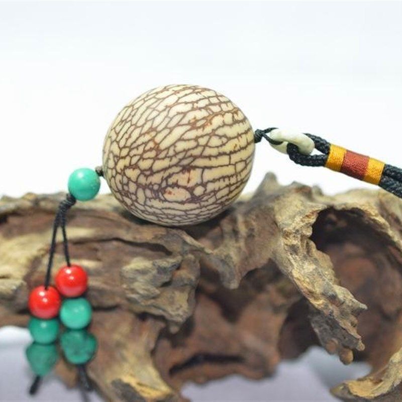 大金丝菩提子挂件 手工磨制 直径30~40毫米之间 金钵菩提 金刚