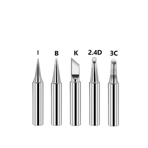 好货5Pcs I+B+K+2.4D+3C soldering iron pure copper 900M solde