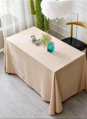 新品加宽家用长方形公司墨绿色y桌布艺展销会议室布商务罩桌布定