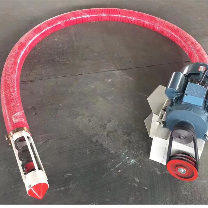 新吸粮机输送机吸沙机小型车载软管螺旋移动装车吸谷机牛筋管抽粮