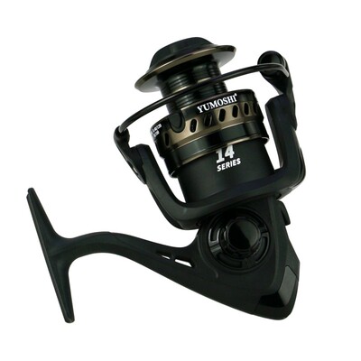 好货All metal 14 bearing Fishing reel rocker arm/folding roc