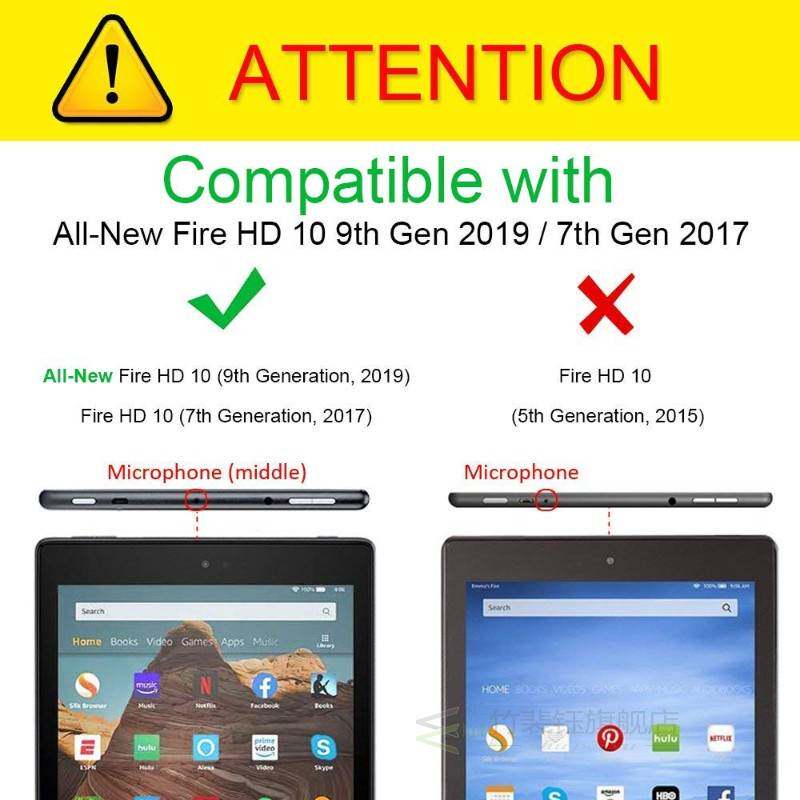 For Amazon Fire HD 10 Case 2019 Release 9th Generation Table