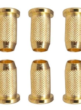 Durable 6x Electric Guitars Through Body Bushings Golden