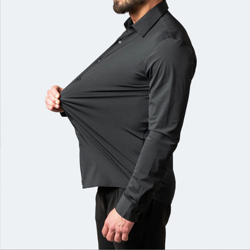 好货6xl New autumn and winter  elastic force non-iron mens