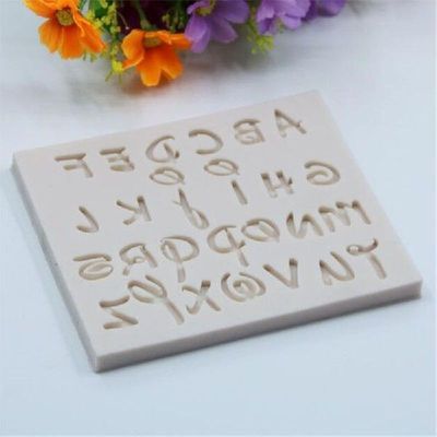 3D Letter Alphabet Silicone Message Board Mould Chocolate