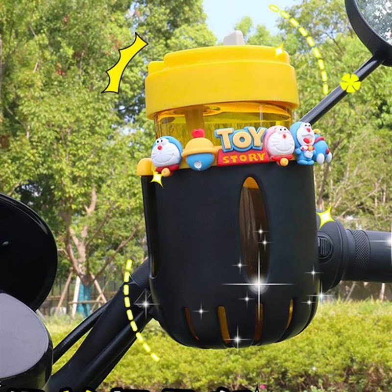 电动车水杯架电瓶摩托自行车水壶支架儿童单车饮料放水奶茶架通用