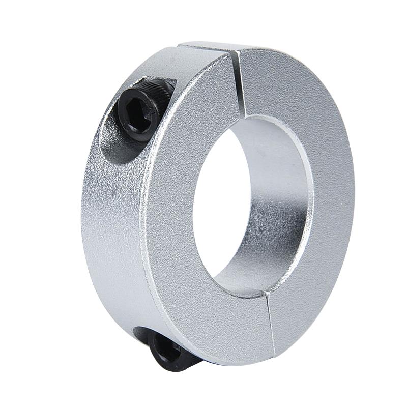 铝合金分离型轴套光轴夹套圆管卡扣钢管抱箍连轴器限位锁紧固定环