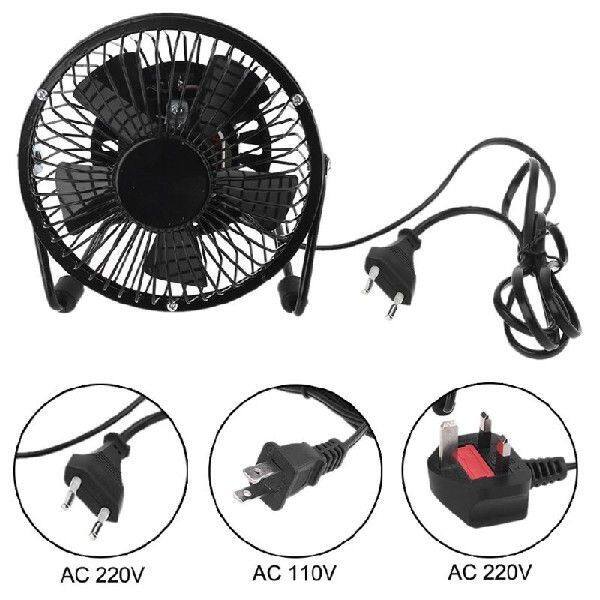 2023 New US EU UK Plug AC 110V 220V Electric Fans Table