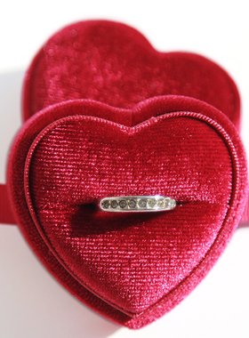 好货New Jewelry box gift ring box Bowknot Jewelry Organizer