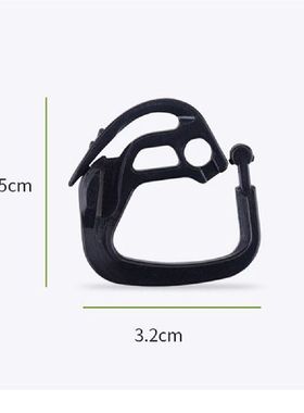 50pcs/set Plastic Black Sunshade Net Hook for Agriculture