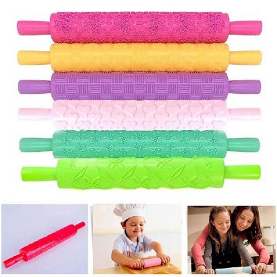 Roller Non-stick Rolling Pins Embossing Roller Cake Fondant