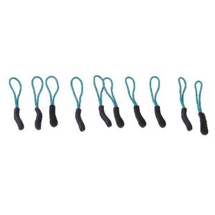 10pcs Zipper Pull Cord Zip Puller Fastener Sliders For
