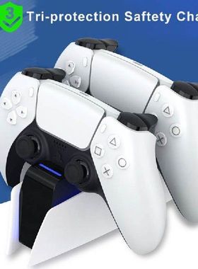 Dual Fast Charger For PS5 Wireless Controller USB Type-C