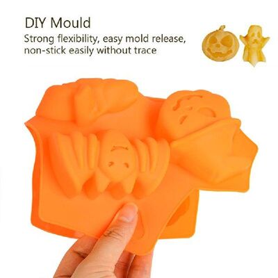 Halloween Biscuit Cookie Mold Ghost Bat Pumpkin Shape Cake