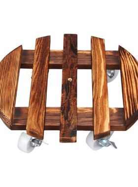 Garden Planter Stand with Wheels Heavy Vase Moving Trolley